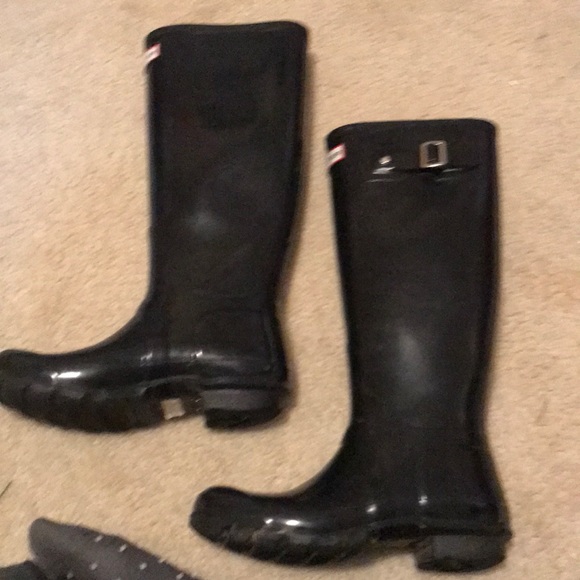 Hunter Tall Rain-boots Black - Picture 5 of 8